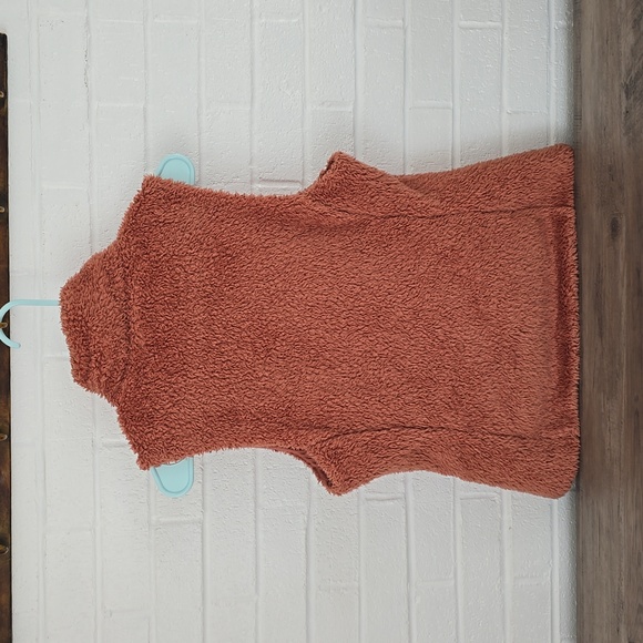 Patagonia Vest Womens M Los Gatos Fleece Deep Pile Faux Fur Full Zip Logo - Picture 8 of 12